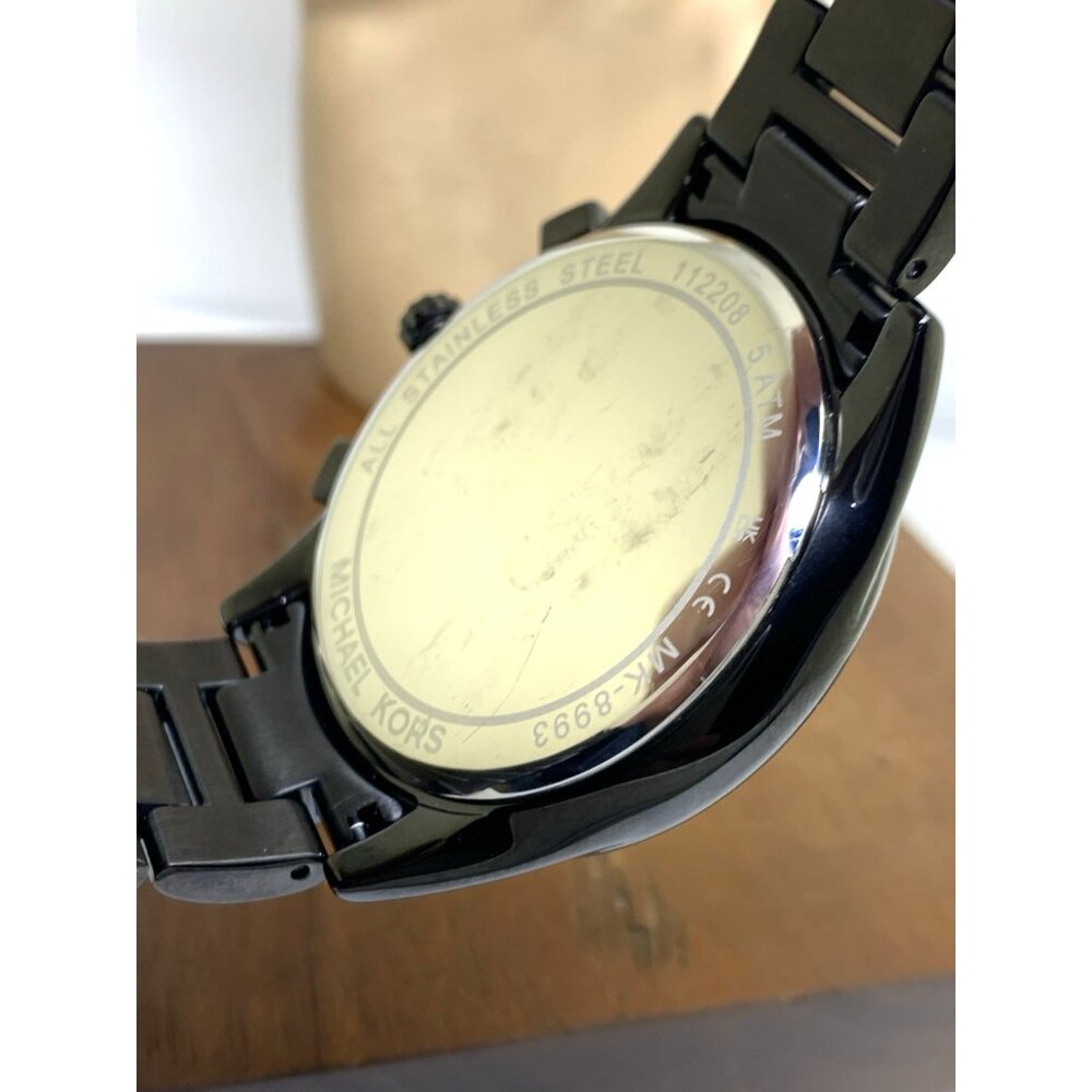 Michael Kors Men's Watch MK8993 Quartz Chronograph Black Dial Stainless Steel - Picture 7 of 15